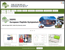 Tablet Screenshot of eurpepsoc.com
